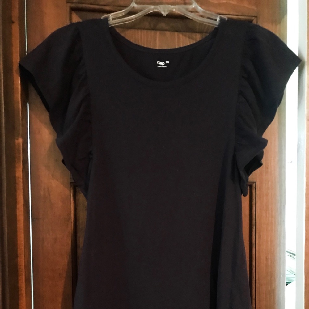 Gap Ruffle Crew Neck Top